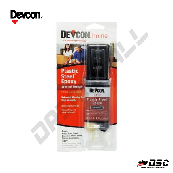 [DEVCON home] 데브콘 홈 62345/플라스틱스틸에폭시/고강도 (Plastic Steel Epoxy/62345) 25ml Syringe/Blister Pack