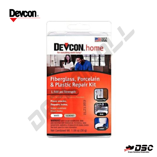 [DEVCON home] 데브콘 홈 90216/플라스틱리페어키트/균열보수수리제 (Fiberglass, Porcelain & Plastic Repair/ 90216) 30g/Set