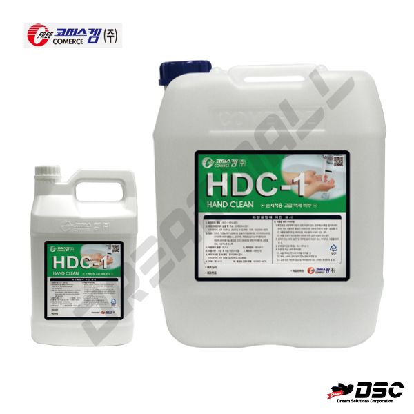 [코머스켐] 핸드크린/HDC-1 손세정용 고급물비누 (HAND CLEAN HDC-1/손세정용고급물비누) 3.75L & 18.75L/CAN