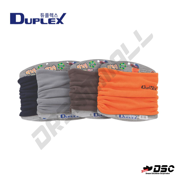 [듀플렉스] 방한워머 양면 단색 방한목도리 방한스카프 멀티두건 색상랜덤발송 10개묶음