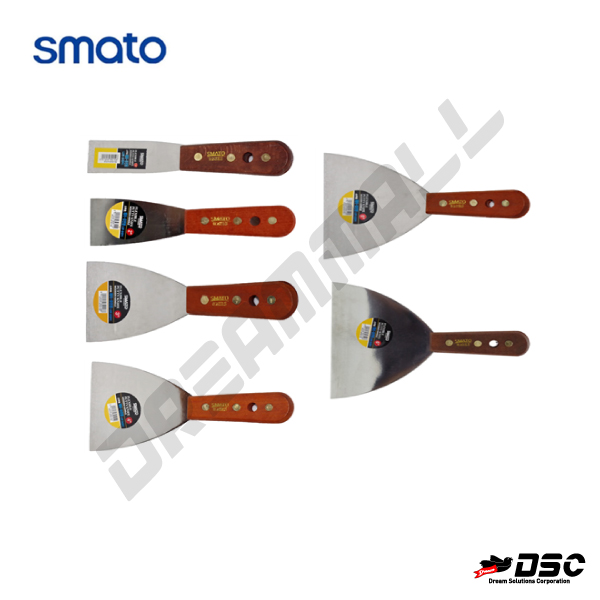 [SMATO] 스마토 헤라 유연형/나무자루 1 1/4인치,2인치,3인치,4인치,5인치,6인치/12EA PKG