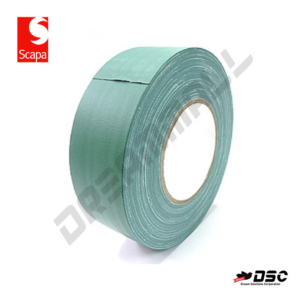 [SCAPA] 스카파 녹색 무광 면테이프 50mm X 50M (면테이프, 테이프)
