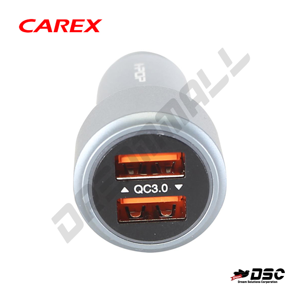 [CAREX] 카렉스 차량용충전기 아이팝 풀 메탈 듀얼 QC3.0