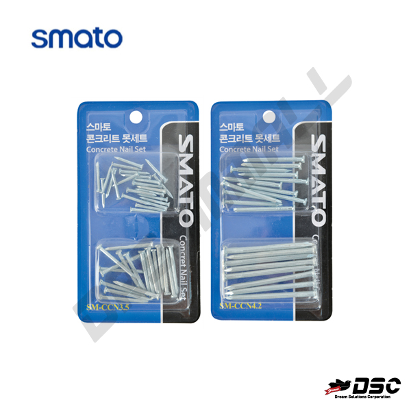 [SMATO] 콘크리트못 세트 2종 (스마토/SM-CCN3.5 & SM-CCN4.2)