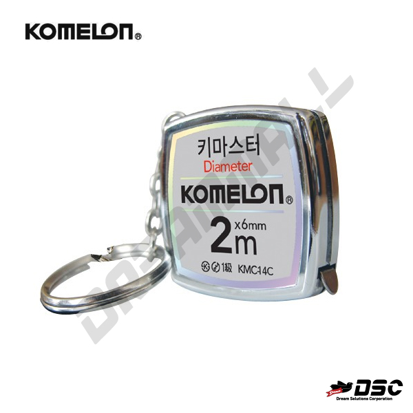 [KOMELON] 코메론 키마스터줄자(크롬) KMC-14C (2M x 6mm)