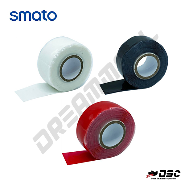 [SMATO] 스마토 자기융착실리콘테이프 (백색.흑색,적색) 25mm×3M/Roll