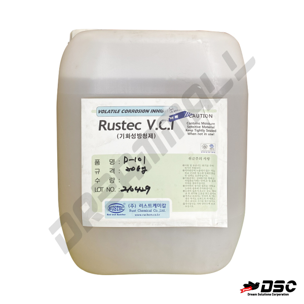 [RUSTEC] 러스텍 LF D-101 VCI LIQUID (고성능 기화성방청액 D-101) 20kg/PAIL