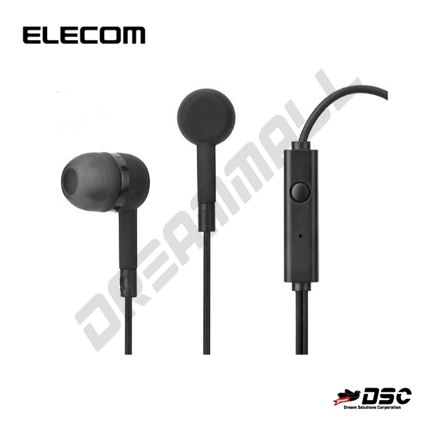 [ELECOM] 엘레컴 이어폰/EK-EHP01BK (고음질사운드, 리모트컨트롤러/흑색)