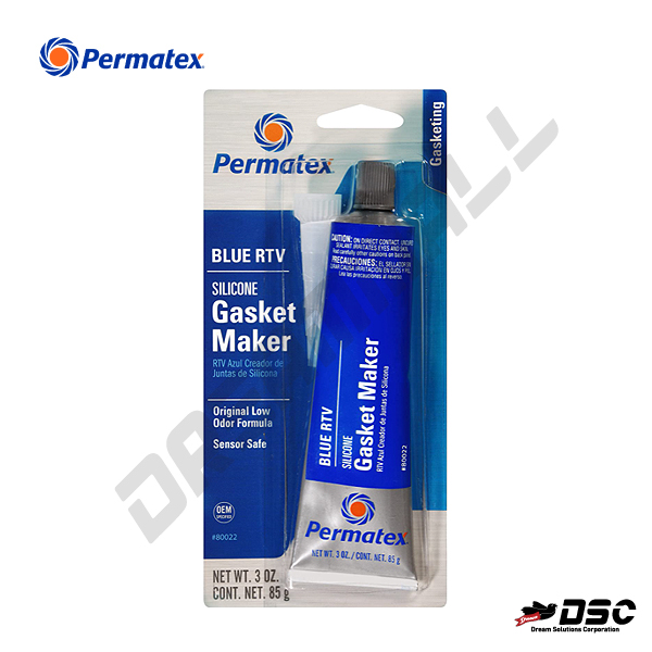 [PERMATEX] 퍼마텍스 #80022(6BR) 센서보호가스켓실란트 (Senser-Safe Blue RTV Silicone Gasket Maker/80022) 85gr/Tube