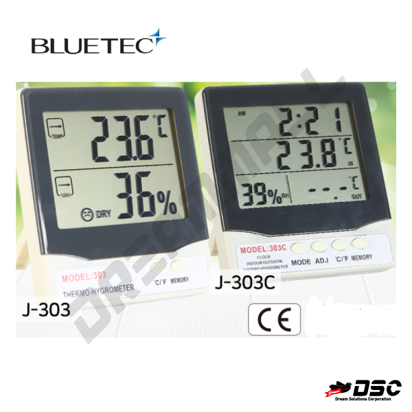 [BLUETEC] 블루텍 온습도계 J-303 & J-303C
