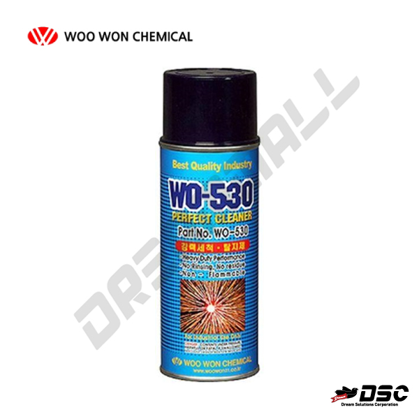 [WOOWON] WO-530/퍼펙트크린/크리너/강력세척탈지제/PERFECT CLEAN 우원양행 420ml/Aerosol