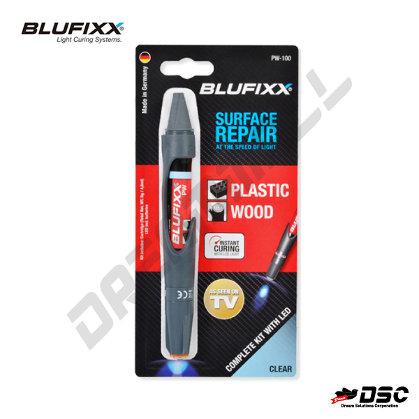 [BLUEFIXX] 블루픽스 PW-100 LED 경화펜/플라스틱,PVC,목재 보수용/LED 라이트 스마트 경화펜