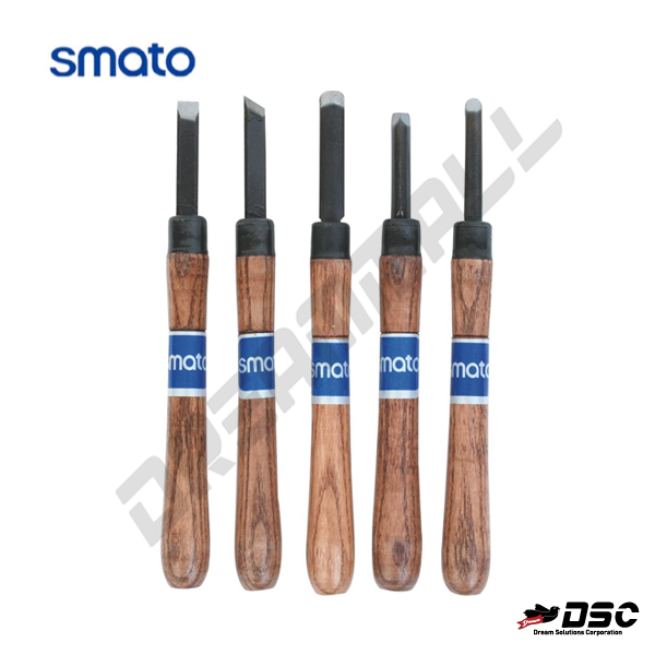 [SMATO] 스마토 조각도세트 SM-CK5P (5P판형세트) 조각칼 조각끌 목공칼 목각 공예칼