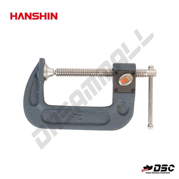 [HANSHIN] 한신 만력기(퀵타입) 클램프 퀵그립 파이프 고정 크램프 C형 3인치 4인치 6인치