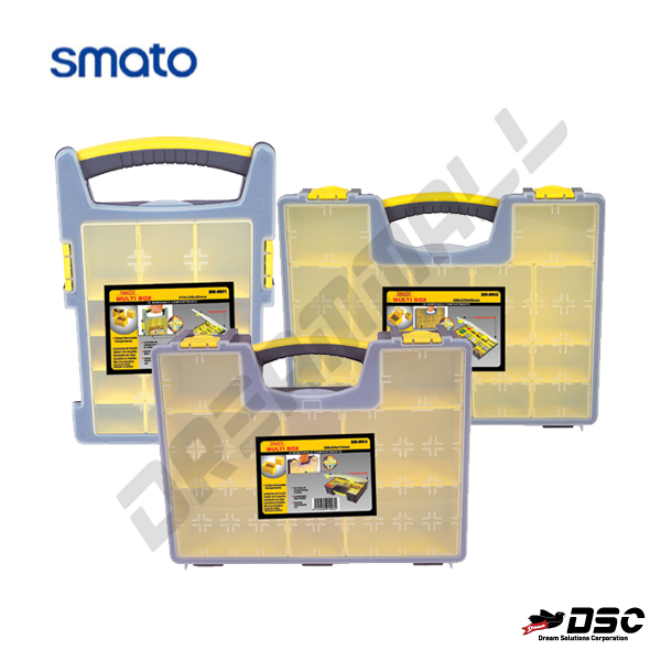[SMATO] 스마토 PVC공구함 멀티박스(고급형) 멀티공구함 툴박스 다목적 공구통