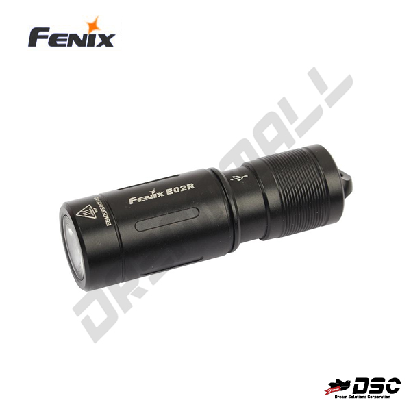 [FENIX] 페닉스 충전라이트(LED) E02R(내장형배터리,충전기有) 렌턴 후레쉬 써치라이트 방진 방수
