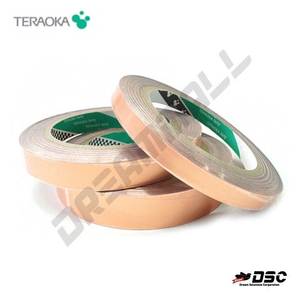 [TERAOKA] 테라오카 동테이프 전도성 도전성 단면 동테이프 0.07mm x 20M