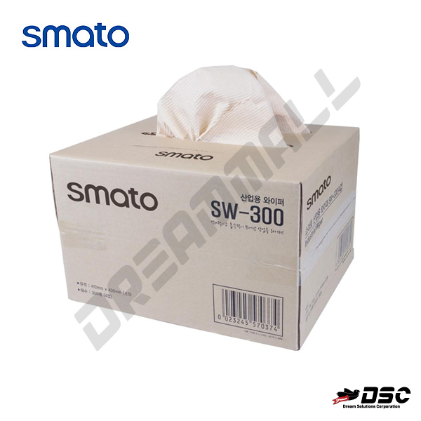 [SMATO] 스마토 산업용 와이퍼 SW-300 대형(4겹) 엠보싱 410mm x 430mm