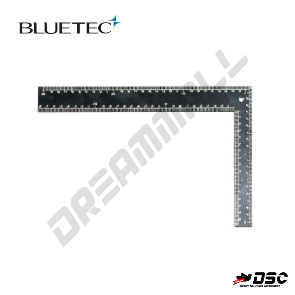 [BLUETEC] 블루텍 직각자 흑색 BD-SQ300B BD-SQ600B (최소눈금 1mm)