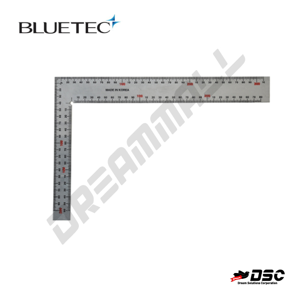 [BLUETEC] 블루텍 직각자 BK200-300S BK400-600S (최소눈금 1mm)