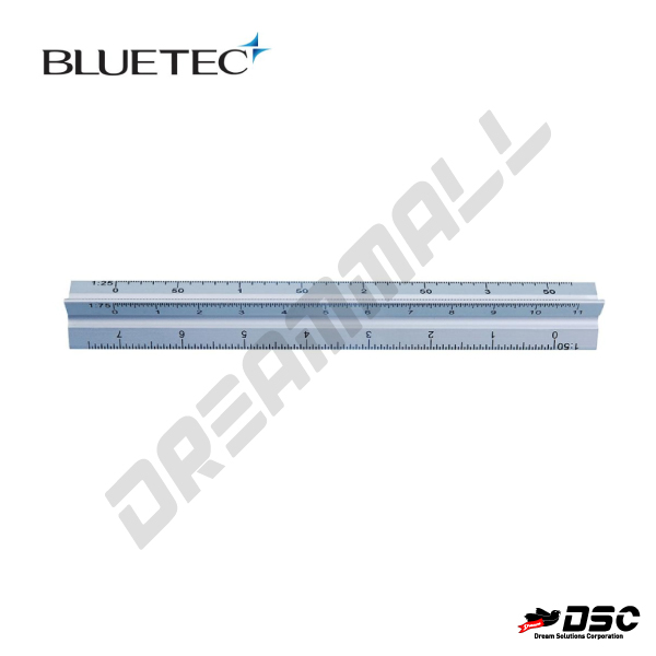 [BLUETEC] 블루텍 삼각스케일 BD-TS300 300mm (알루미늄재질)