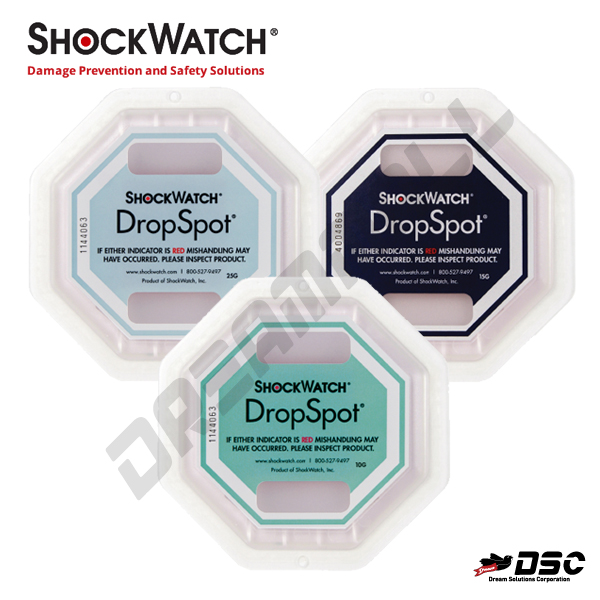 [SHOCKWATCH] 쇼크워치 DropSpot 충경감지 표시기 쇼크센서 택배 안전 운송 100EA/세트