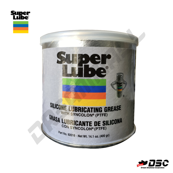 [SUPER LUBE] 슈퍼루브 실리콘구리스(테프론함유) (Super Lube Silicone lubricating grease/PTFE) #92016 400g(14oz)/Can