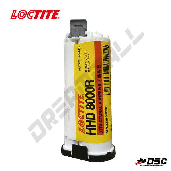 [LOCTITE] 록타이트 HHD-8000R/구조용금속접착제,스폿용접대체,아크릴계 (HHD-8000R 구:HF-8000R/Structural Adhesives) 50ml DUAL/SET