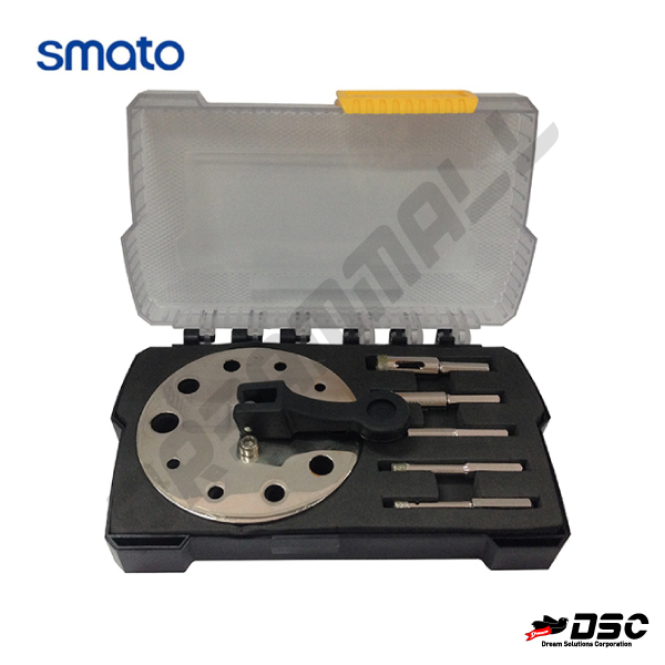[SMATO] 스마토 유리코어드릴세트 6PCS (5,6,8,10,12mm+드릴가이드/다이아몬드코어드릴비트)