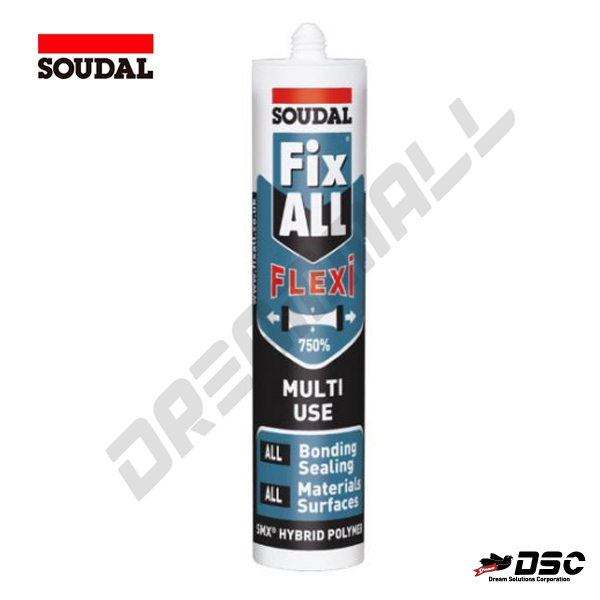 [SOUDAL] 수달 픽스올 플렉시/FixALL FLEXI (강한 접착력과 유연성,탄력성 도장가능) 백색, 회색
