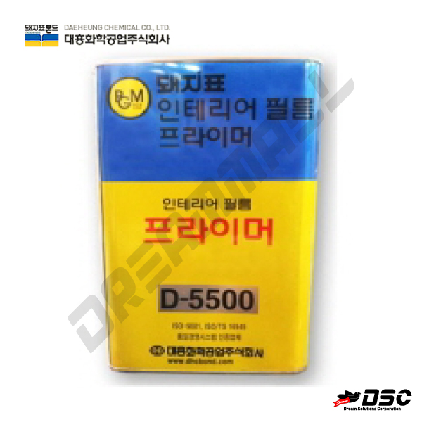 [DAEHEUNG] D-5500 (대흥화학/돼지표/인테리어필름프라이머) 3kg, 15kg/CAN