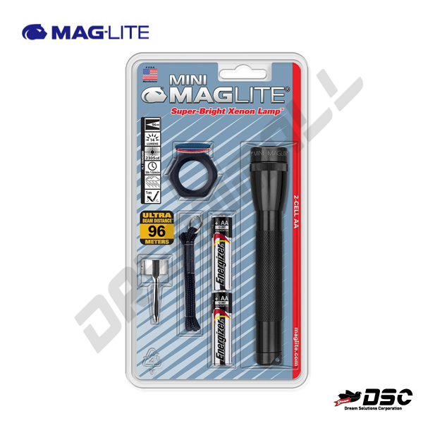 [MAGLITE] 맥라이트 라이트 M2A01C(건전지無) 손전등 캠핑렌턴 야간용 휴대성