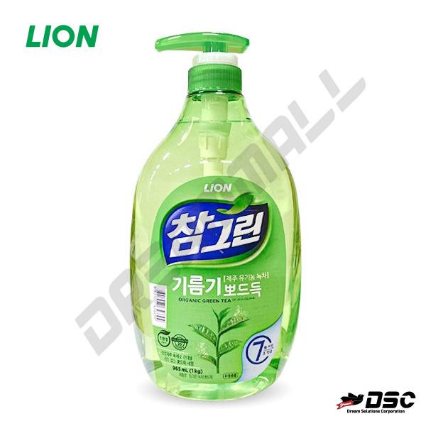[LION] 참그린 냄새없이 뽀드득 (라이온/주방세제/냄새없음) 1kg/Pump Type