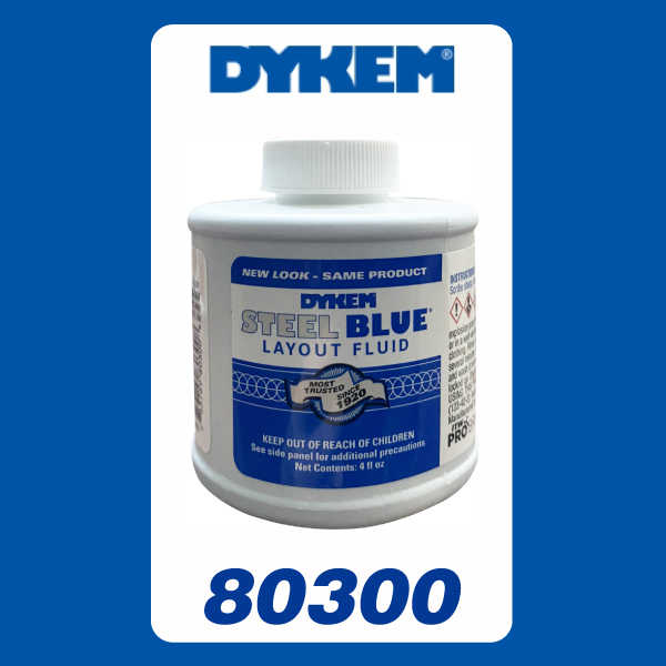 [DYKEM] 다이켐 스틸블루 표시용마커 잉크 #80300 (DYKEM.STEEL BLUE RAY OUT FLUID) 4oz (113g)/Bottle