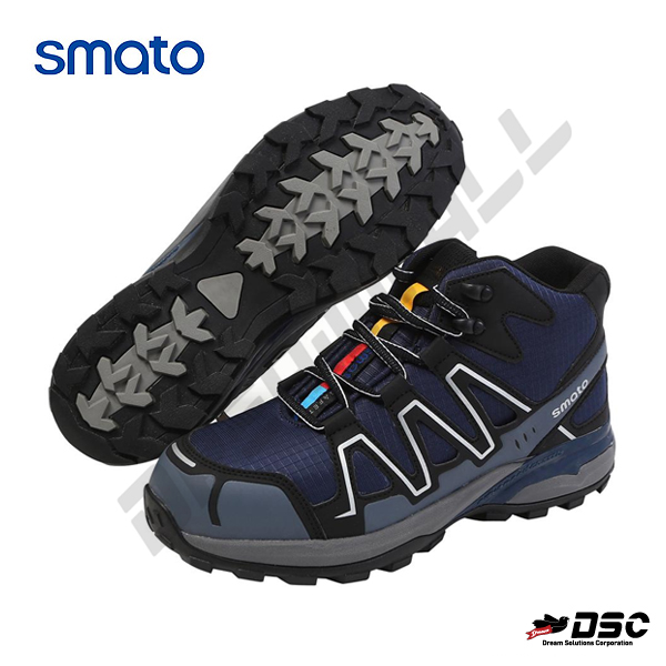 [SMATO] 스마토 안전화 FS-603 네이비 아웃도어 작업화 친환경 소재 충격완화 쿠션감 고탄력