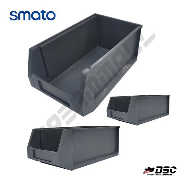 [SMATO] 스마토 부품상자 부품통 부품함 재고함 공구박스 정리함 회색 그레이 1리터 - 20리터