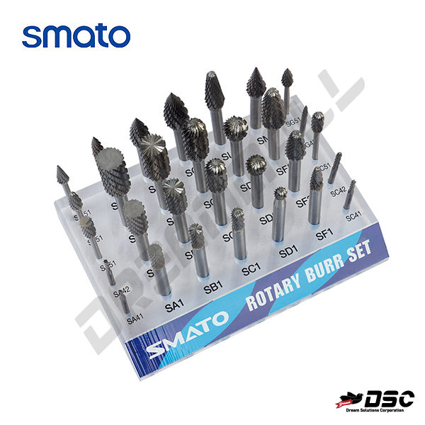 [SMATO] 스마토 초경로타리바세트 30PCS(케이스+덮개)