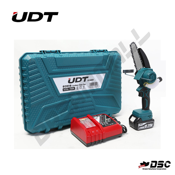 [UDT] 충전체인톱 세트상품 UCSL-150 (배터리1P,충전기1P)