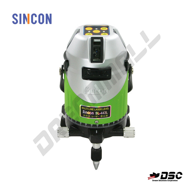[SINCON] 신콘 레이저수평 SL-443L 수광기 사용 실내 실외 방수 자동센서방식 라인레이저 레드빔