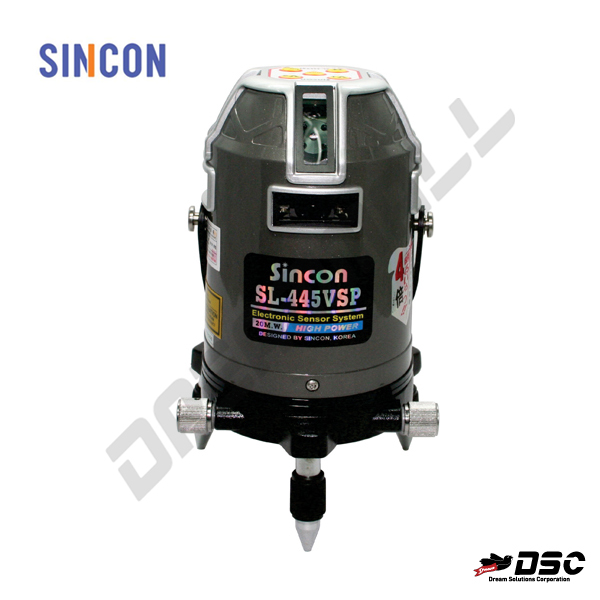 [SINCON] 신콘 레이저수평 SL-445VSP 4배 레드빔 벽면 자동 수평선 수직선 기기