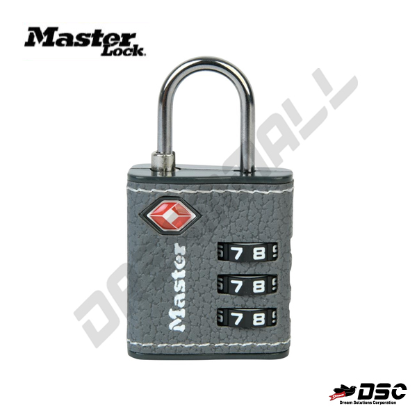 [MASTER LOCK] 마스터열쇠 마스터락 넘버열쇠(TSA) 4692D 여행 트렁크 캐리어 열쇠 갈색 회색 랜덤발송