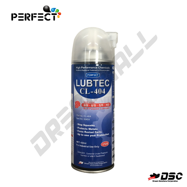 [임박] [PERFECT] LUBTEC CL-404 (루브텍/윤활,방청,침투,세정제) 420ml/Aerosol