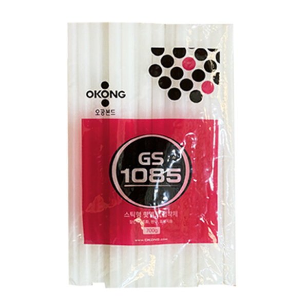 [OKONG] GS1085 (오공/스틱형 핫멜트 접착제) 대형 투명 블랙 글루건심 글루건스틱 700g 1봉