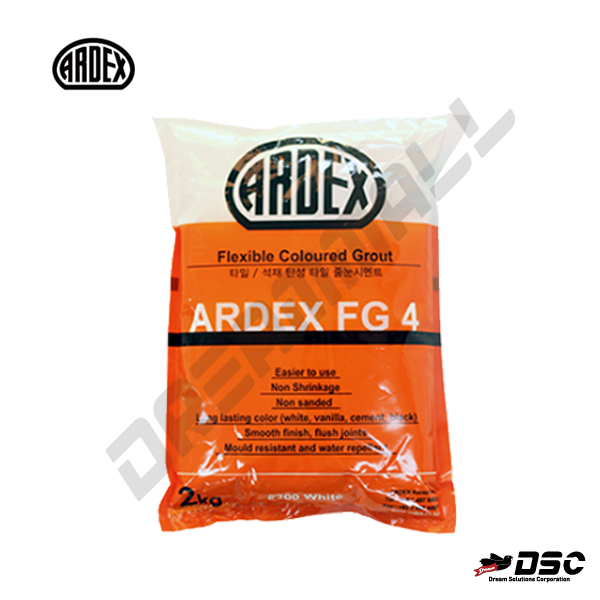 [ARDEX] 아덱스 FG4 고탄성 방수 타일 줄눈 시멘트 대리석 화강석 모자이크 2kgX8개 박스판매