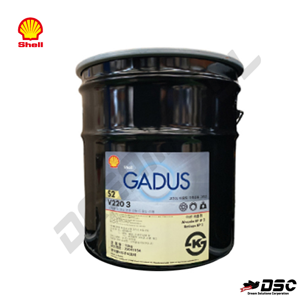 [SHELL] GADUS S2 V220 3 (쉘 가두스/다용도극압그리스) 15kg/PAIL