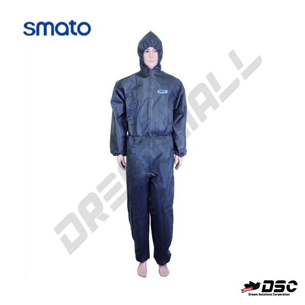 [SMATO] 스마토 작업복 보호복 SBW 일반 원피스 회색 정비 공무 청소작업 XL, XXL, XXXL 24개 박스 판매