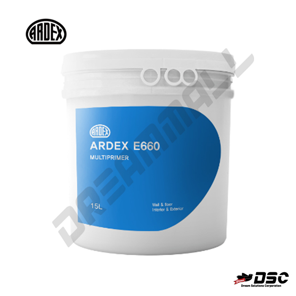 [ARDEX] 아덱스 E660 (ABA 660V) 흡수면용 수용성 멀티 프라이머 고농축 아크릴 만능 15L/Bucket