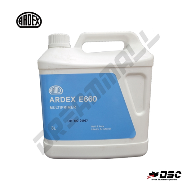 [ARDEX] 아덱스 E660 (ABA 660V) 흡수면용 수용성 멀티 프라이머 고농축 아크릴 만능 3L