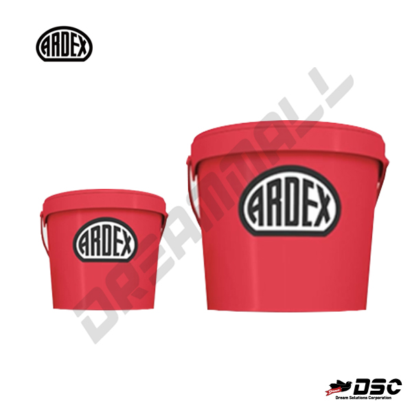 [ARDEX] 아덱스 Red Pail 레드페일 혼합용기 접착제 줄눈제 시멘트 몰탈 교반통 믹싱 버킷 4L, 22L