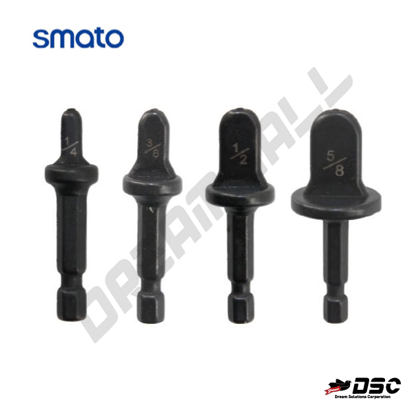 [SMATO] 스마토 냉동공구 동파이프확관볼 1/4 (외경6.6mm), 3/8 (외경9.9mm), 1/2 (외경13.2mm), 5/8 (외경16.4mm) 나팔형